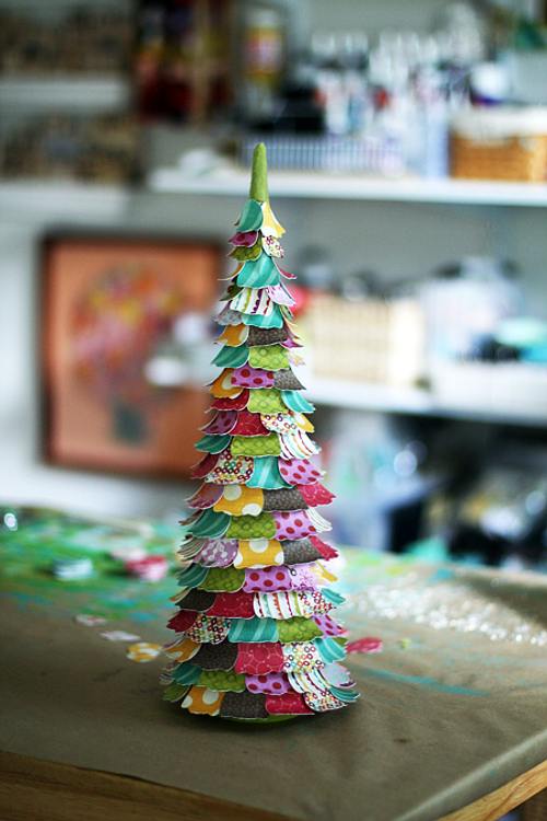 árbol de navidad creativo