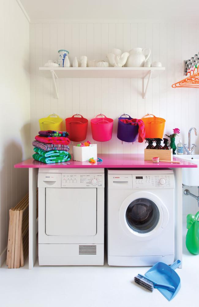 cómo organizar y decorar una zona de lavado