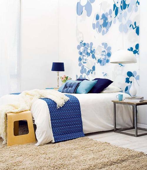 decorar con color y textiles