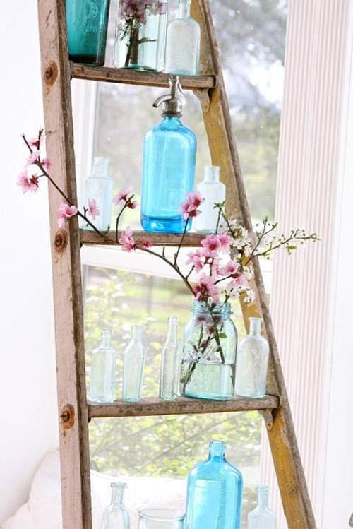 ideas para decorar con botellas y color