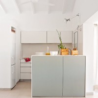 mobiliario de cocina con lineas simples
